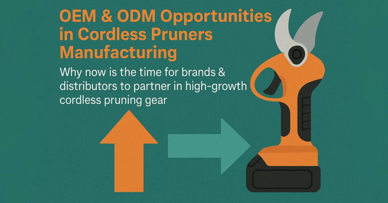OEM & ODM Opportunities in Cordless Pruners Manufacturing
