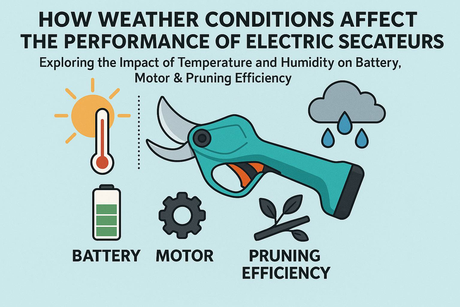 How Weather Conditions Affect the Performance of Electric Secateurs